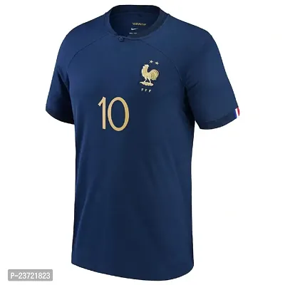 Mbappe 10 Official Football Tshirt 2023-2024 (Kids  Boys)(10-11Years) Multicolour-thumb2