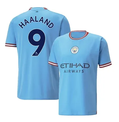 Haaland Official Football Team Jersey 2022-2023 for Men Boys(11-12Years)