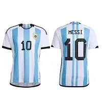 Sports Football Jersey for Men Argentina 22-23 Jersey Sports Tshirt(18-24Months) Multicolour-thumb1