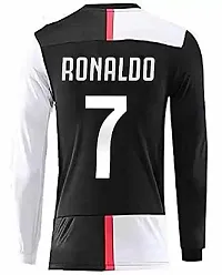 Cristiano Ronaldo 7 Home Football Team Full Sleeve Jersey 2022/2023 (Boys  Men)(X-Large 42) Multicolour-thumb1
