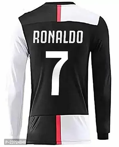 Cristiano Ronaldo 7 Home Football Team Full Sleeve Jersey 2022/2023 (Boys  Men)(X-Large 42) Multicolour-thumb2