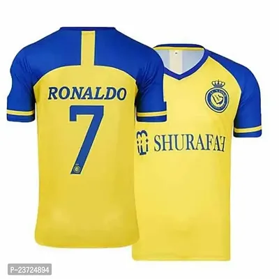 Sports Football Jersey for Men and Boys AL_Nasser RONOLDO Jersey(XX-Large 44) Multicolour