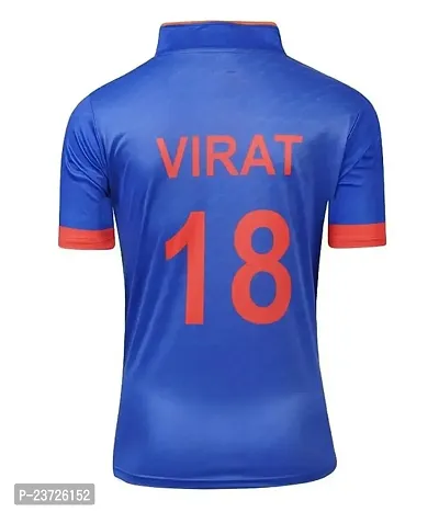 Indian Jersey Dark Blue T20 WORLDCUP Jersey with Back Name VIRAT 2022-23 -(Mens  Kids)(Medium 38)-thumb3