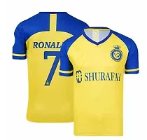 Sports Football Jersey for Men and Boys AL_Nasser RONOLDO Jersey(5-6Years) Multicolour-thumb1