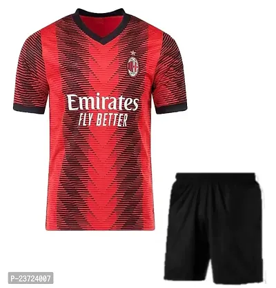 Sports Home Football New Club Team Official Jersey with Shorts 2023/2024 for Men  Boys(11-12Years) Multicolour