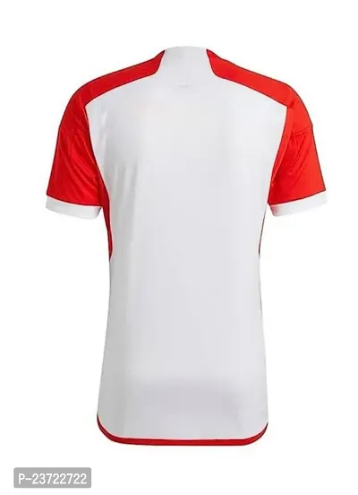 Football Home White New Team Half Sleeve Official Jersey 2023/2024 (Men  Boys)(12-13Years)-thumb3