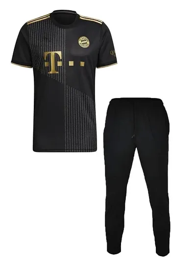 Football Team Away Jersey with Track Pant 2023/2024 (Boys Men)(12-13Years)