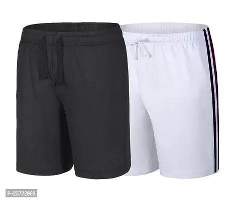 Sports Shorts for Boys-Pack of 2(15-16Years) Multicolour