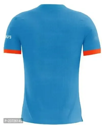 Plain Indian Cricket Team Jersey Sportswear Shirt 2022-23 -(Mens  Kids)(14-15Years) Multicolour-thumb3