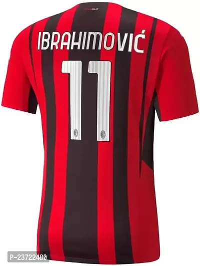 Ibrahimovic 11 Football Halfsleeve Jersey 2023 for Men  Kids (9-10Years) Multicolour-thumb3