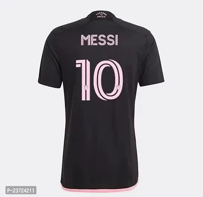 Football New Team Jersey Messi 10 with Shorts 2023/2024 for Men  Kids(10-11Years,M10blk)-thumb3