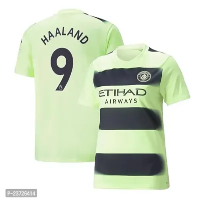 Haaland 9 Football Third Jersey 2023-2024 for Boys  Men(8-9Years) Multicolour