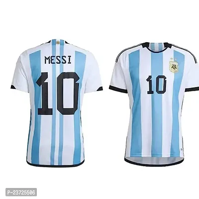 Sports Football Jersey for Men Argentina 22-23 Jersey Sports Tshirt(18-24Months) Multicolour-thumb3