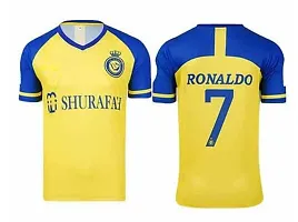 Sports Football Jersey for Men AL_Nasser RONOLDO Jersey Sports Tshirt 2023(Large 40) Multicolour-thumb1