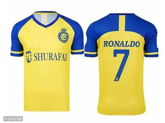 Sports Football Jersey for Men AL_Nasser RONOLDO Jersey Sports Tshirt 2023(Large 40) Multicolour-thumb2