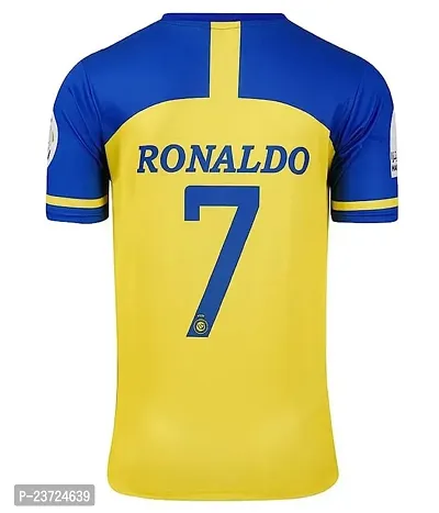 Football Ronaldo Yellow Jersey ALN 2022-23 -(Mens  Kids)(8-9Years)