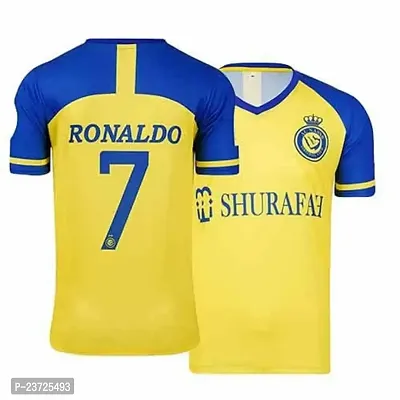 Sports Football Jersey for Men and Boys AL_Nasser RONOLDO Jersey(5-6Years) Multicolour-thumb0