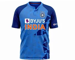 India Cricket Jersey Rohit Sharma 45 for Men  Boys (5-6Years) Multicolour-thumb1