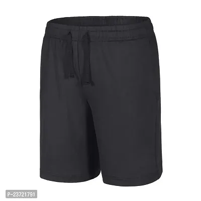 Football Shorts for BoysMens(Medium 38) Black