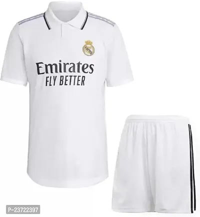 Benzema 9 Football Jersey with Shorts 2023/2024 for Kids  Boys (Medium 38) Multicolour-thumb0