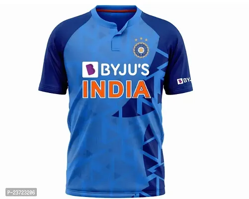 India Cricket Jersey Rohit Sharma 45 for Men  Boys (Medium 38) Multicolour-thumb2