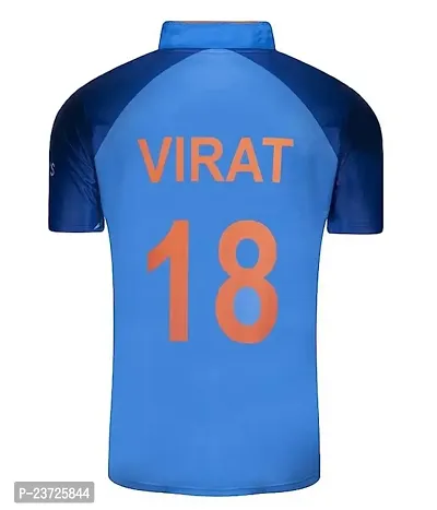 Indian T20 Blue Wolrd Cup Jersey with Back Name VIRAT 2022-23 -(Mens  Kids) Cricket(3-4Years)