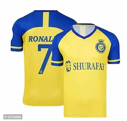 Sports Football Jersey for Men and Boys AL_Nasser RONOLDO Jersey(XX-Large 44) Multicolour-thumb2