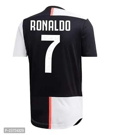 Cristiano Ronaldo 7 Home Football Team Half Sleeve Jersey 2022/2023 (Men  Kids)(4-5Years) Multicolour-thumb3