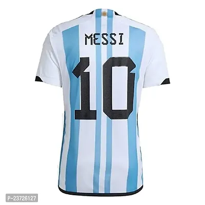 Football New Team Jersey Messi 10 with Shorts 2023/2024 for Men  Kids(9-10Years,argM10)-thumb3