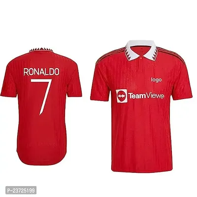 Sports Football Jersey for menMAN_UTD_RONOLDOJERSEY Sports Tshirt(8-9Years) Multicolour-thumb0