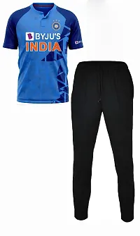 Surya 63 India Cricket Team Jersey with Track Pant 2023 for Men  Boys(Small 36) Multicolour-thumb1