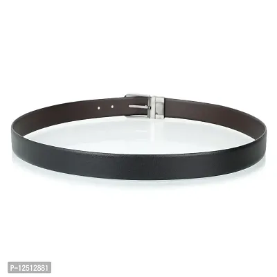 KEZRO Mens Vegan Leather Reversible Belt - KNSA114-thumb4