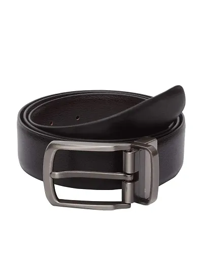 KEZRO Mens Vegan Leather Reversible Formal Belt - KANSA18