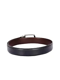 KEZRO Men's Reversible Leather Belt (Black and Brown)-thumb2