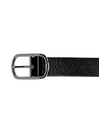 KEZRO Men's Reversible Leather Belt (Black and Brown)-thumb3