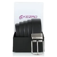 KEZRO Mens Vegan Leather Reversible Belt - KNSA114-thumb1