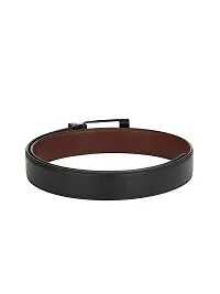 KEZRO Men's Reversible PU Leather Belt (Black and Brown)-thumb1