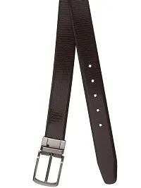 KEZRO Mens Vegan Leather Reversible Formal Belt - CBRA18-thumb4