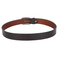 KEZRO Mens Casual Genuine Leather Belt - HBRN-thumb2