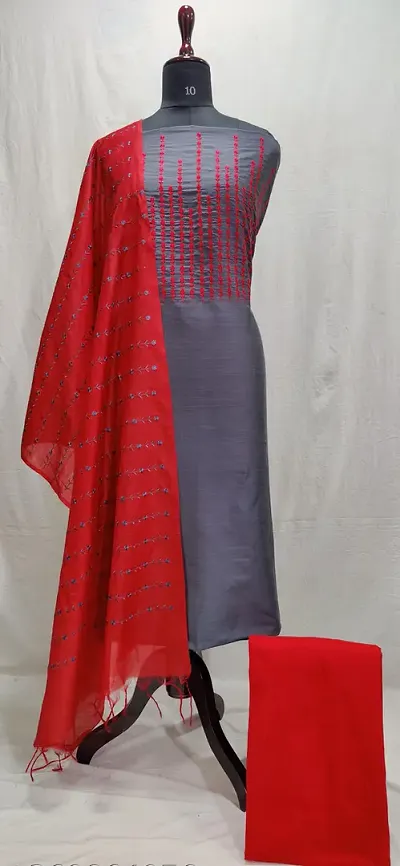 Pure Linen Dress Materials | Cotton dress materials, Dress materials,  Kalamkari fabric