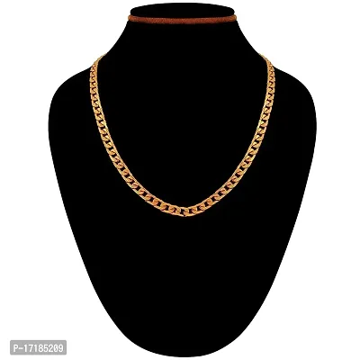COLOUR OUR DREAMS Trendy Gold Plated Brass Golden Chain For Men Boys Mens Jewellery Stylish Most Trending Chain-thumb3