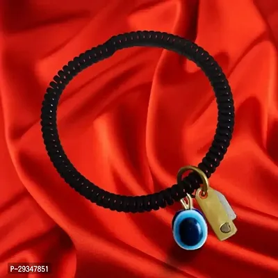 Elegant Black Alloy Bracelets For Women Pack Of 2-thumb2