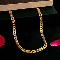 COLOUR OUR DREAMS Trendy Gold Plated Brass Golden Chain For Men Boys Mens Jewellery Stylish Most Trending Chain-thumb1