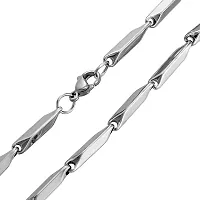 COLOUR OUR DREAMS Stainless Steel Rice Chain for Men and Boys-thumb2