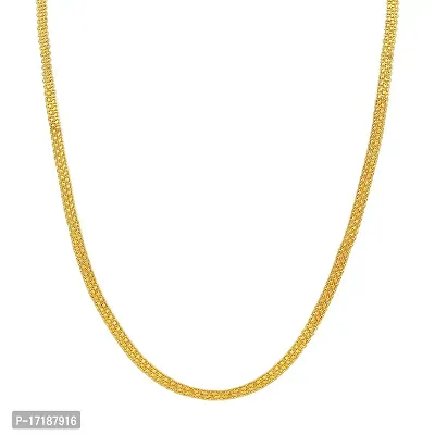 COLOUR OUR DREAMS Golden Chain For Men Boys Exclusive 1 Gram Gold Plated Golden Thin Neck Chain For Men Boys Necklace For Men Boys Women