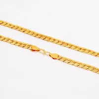 COLOUR OUR DREAMS Trendy Gold Plated Brass Golden Chain For Men Boys Mens Jewellery Stylish Most Trending Chain-thumb3