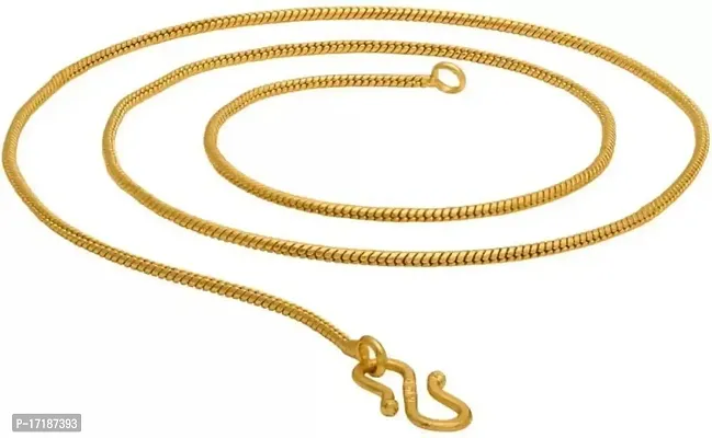 COLOUR OUR DREAMS 1 gram gold plated Rope rassi chain for men,boys Gold-plated Plated Alloy Chain,