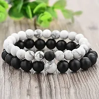 Elegant Multicoloured Alloy Bracelets For Women Pack Of 2-thumb1