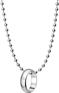 COLOUR OUR DREAMS Men's Jewellery Fusion Ring Pendant with Ball Chain For Boys and Men PD1000873-thumb1