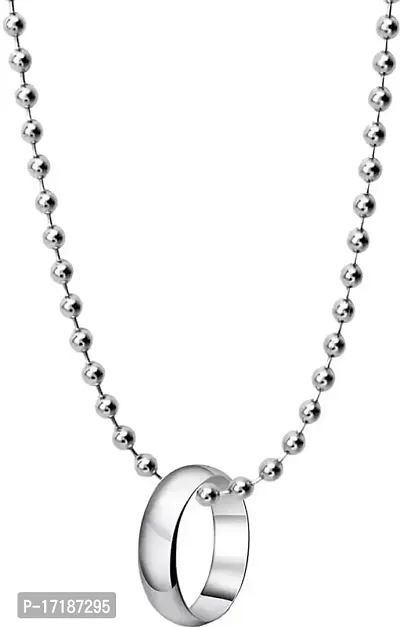 COLOUR OUR DREAMS Men's Jewellery Fusion Ring Pendant with Ball Chain For Boys and Men PD1000873-thumb2